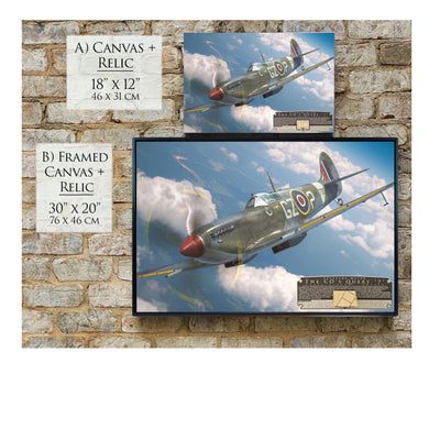 Spitfire Mk IX - The CO's Query historical relic artwork by Craig Tinder