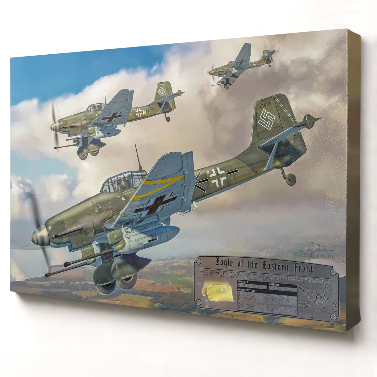 Ju 87 Stuka Eagle of the Eastern Front relic artwork by Craig Tinder