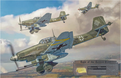 Eagle of the Eastern Front - Ju 87 B-1 Stuka Canvas | INCLUDES: Wing Relic