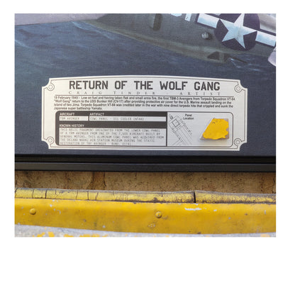 TBM Avenger - Return of the Wolf Gang Canvas | INCLUDES: Oil Cooler Intake Piece