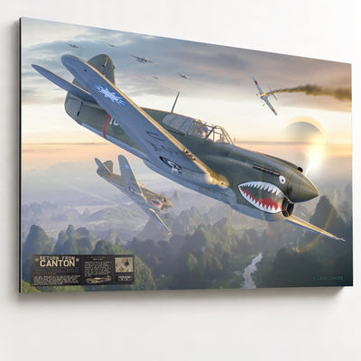 P-40 Warhawk - Return from Canton | INCLUDES: Skin Fragment