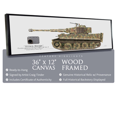 Tiger I Tank - Michael Wittmann historical relic artwork by Craig Tinder