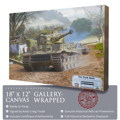 Tiger I Tank - The Push Back Canvas | INCLUDES: Engine Storage Tank Fragment
