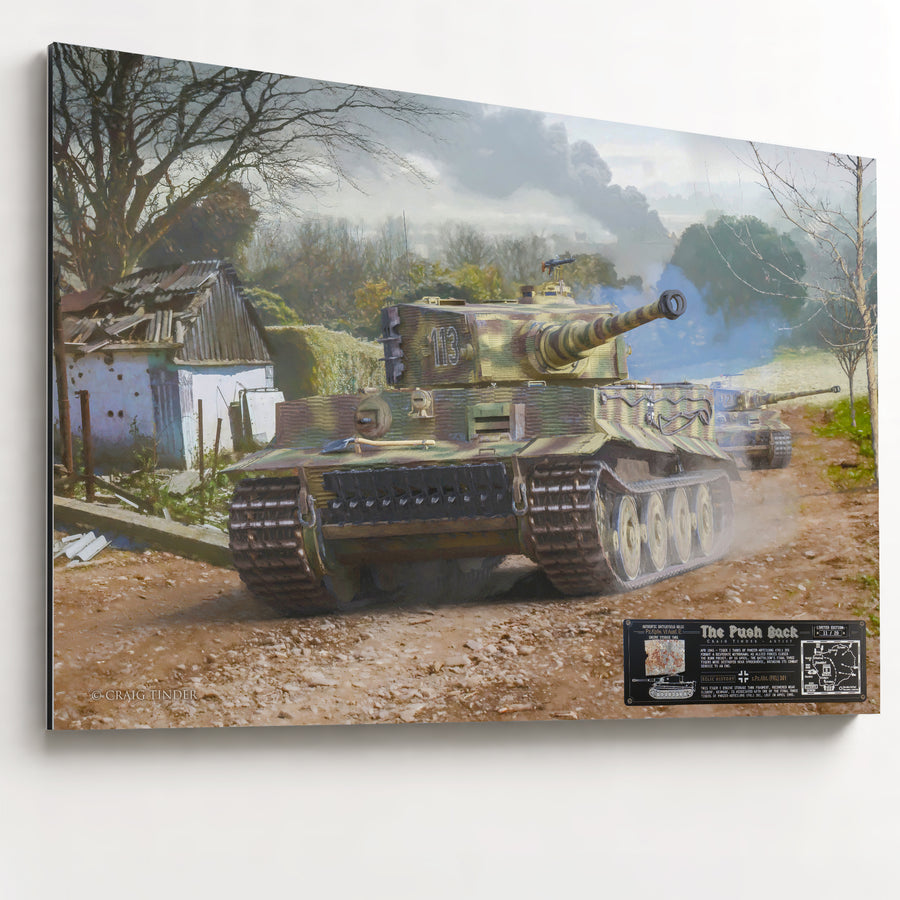 Tiger I Tank - The Push Back | INCLUDES: Engine Storage Tank Fragment