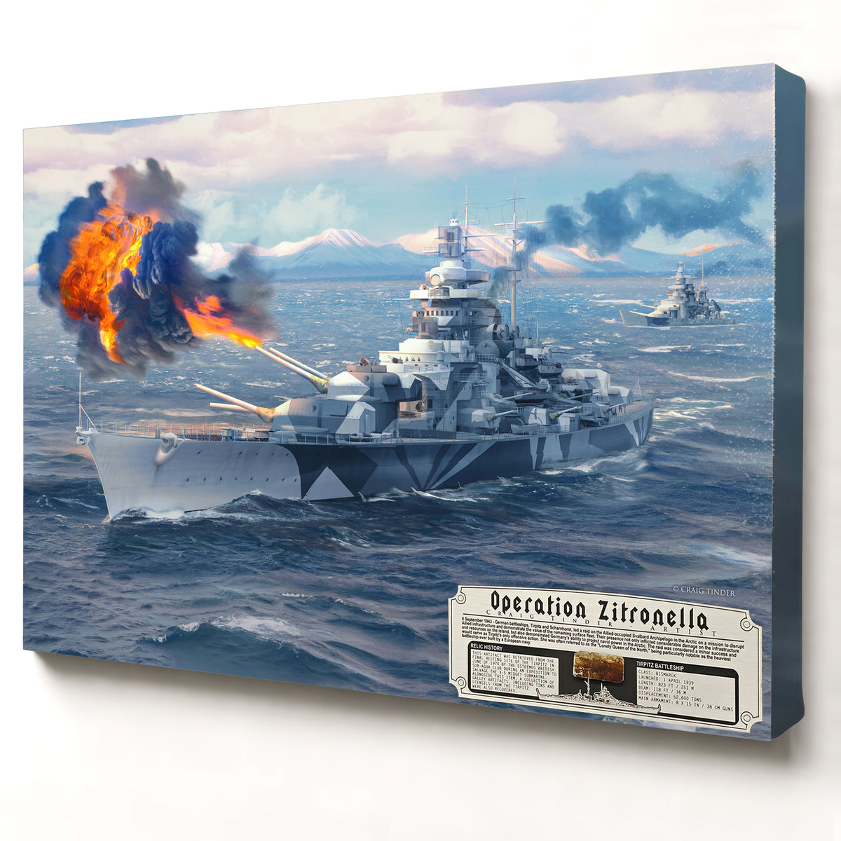 Tirpitz Battleship - Operation Zitronella | INCLUDES: Duct Piece