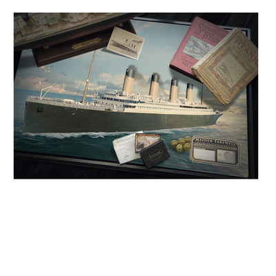 Titanic - Maiden Farewell historical relic artwork by Craig Tinder