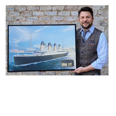 Titanic - Maiden Farewell historical relic artwork by Craig Tinder