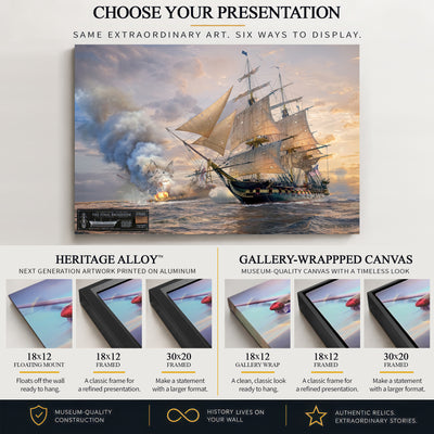 USS Constitution | INCLUDES: Oak Hull Relic