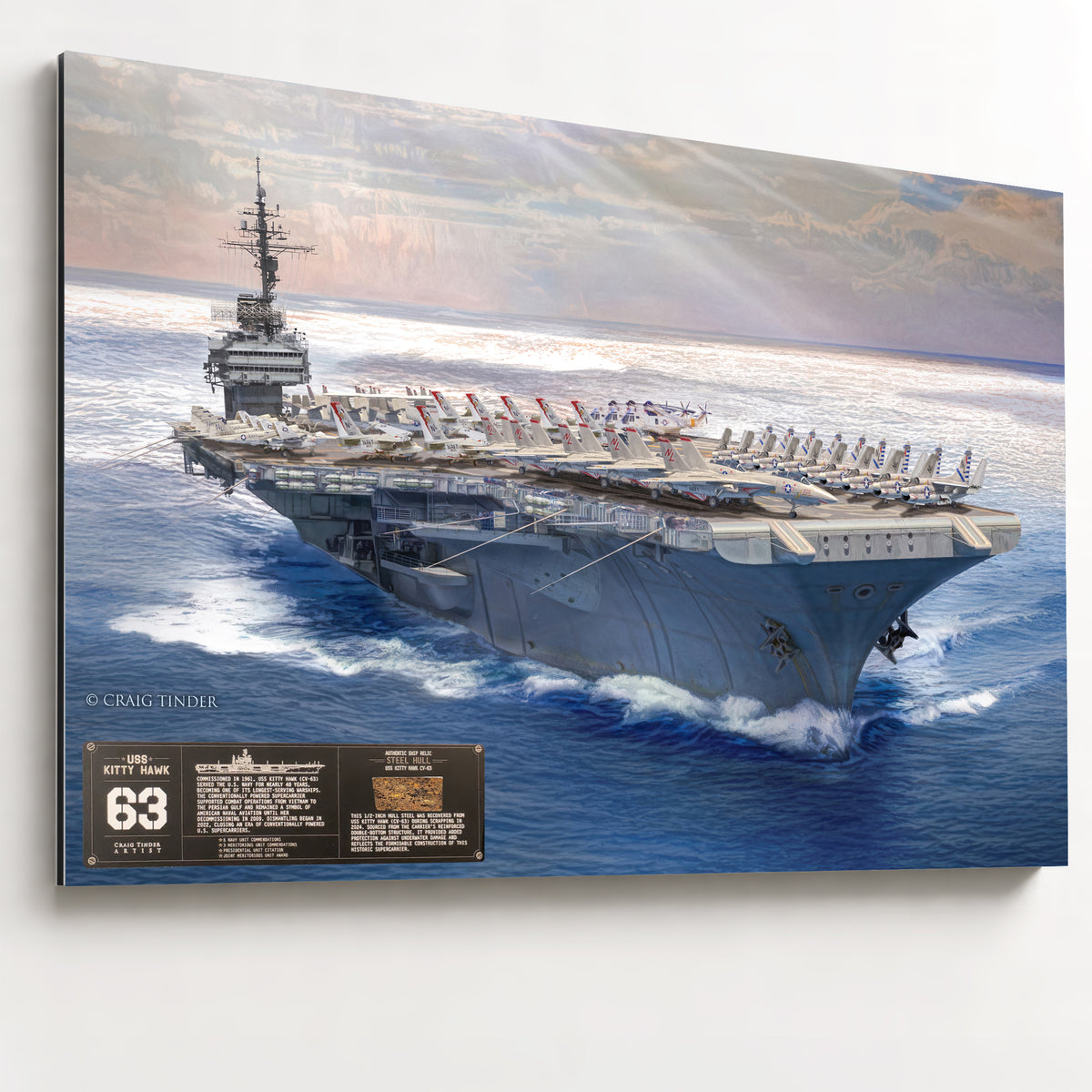 USS Kitty Hawk CV-63 | INCLUDES: Hull Steel from CV-63