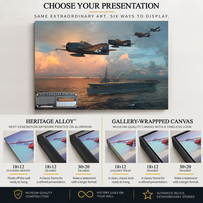 USS Langley Carrier | INCLUDES: Aircraft Carrier Deck Fragment