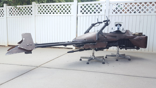 Blueprint Plans & 3D Parts for Building A FULL-SIZE STARWARS SpeederBike - Aces In Action