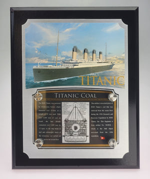 RMS Titanic Relic Plaque - Full Color 8"x10"-Historical Display Plaques-Aces In Action: The Workshop of Artist Craig Tinder