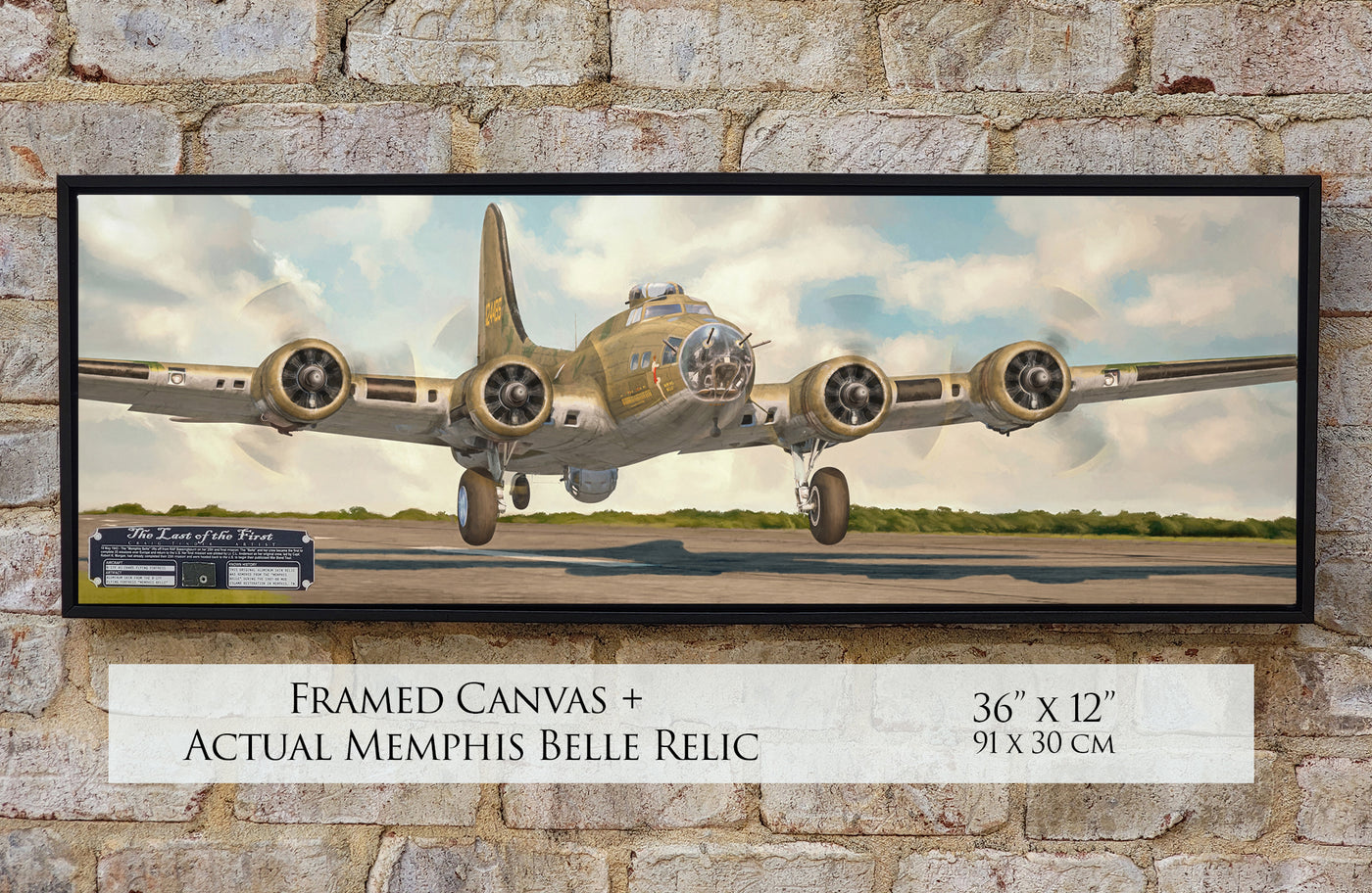 The Last of the First - Memphis Belle Aviation Art-Art Print-Aces In Action: The Workshop of Artist Craig Tinder