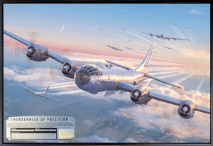 Thunderhead of Precision - B-29 Superfortress Aviation Art-Art Print-Aces In Action: The Workshop of Artist Craig Tinder