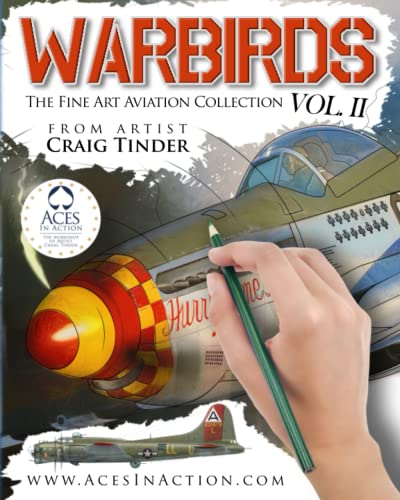 Warbirds Coloring Book - Volume II: The Fine Art Aviation Collection-Gifts & Apparel-Aces In Action: The Workshop of Artist Craig Tinder
