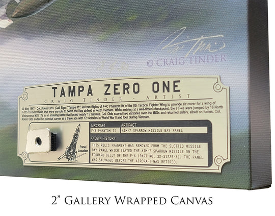 Tampa Zero One - F-4 Phantom II Aviation Art-Art Print-Aces In Action: The Workshop of Artist Craig Tinder