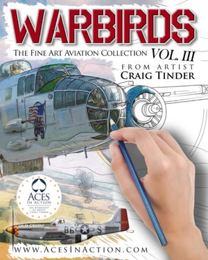 Warbirds Coloring Book - Volume III: The Fine Art Aviation Collection-Gifts & Apparel-Aces In Action: The Workshop of Artist Craig Tinder