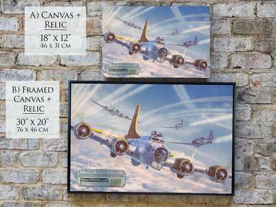 High Tailed Lady - B-17G Flying Fortress Aviation Art-Art Print-Aces In Action: The Workshop of Artist Craig Tinder