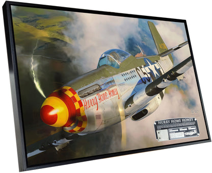 Hurry Home Honey - P-51D Aviation Art-Art Print-Aces In Action: The Workshop of Artist Craig Tinder