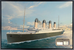 Maiden Farewell - RMS Titanic Nautical Art-Art Print-Aces In Action: The Workshop of Artist Craig Tinder
