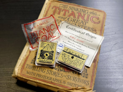 RMS Titanic Relic Plaque - Full Color 8"x10"-Historical Display Plaques-Aces In Action: The Workshop of Artist Craig Tinder