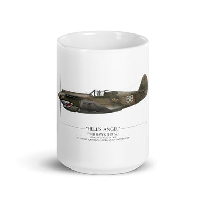 Flying Tiger P-40 Warhawk Coffee Mug by Artist Craig Tinder - Aces In Action