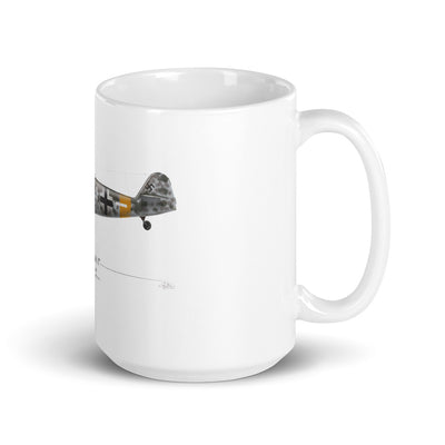 Erich Hartmann Bf-109 Coffee Mug by Artist Craig Tinder - Aces In Action