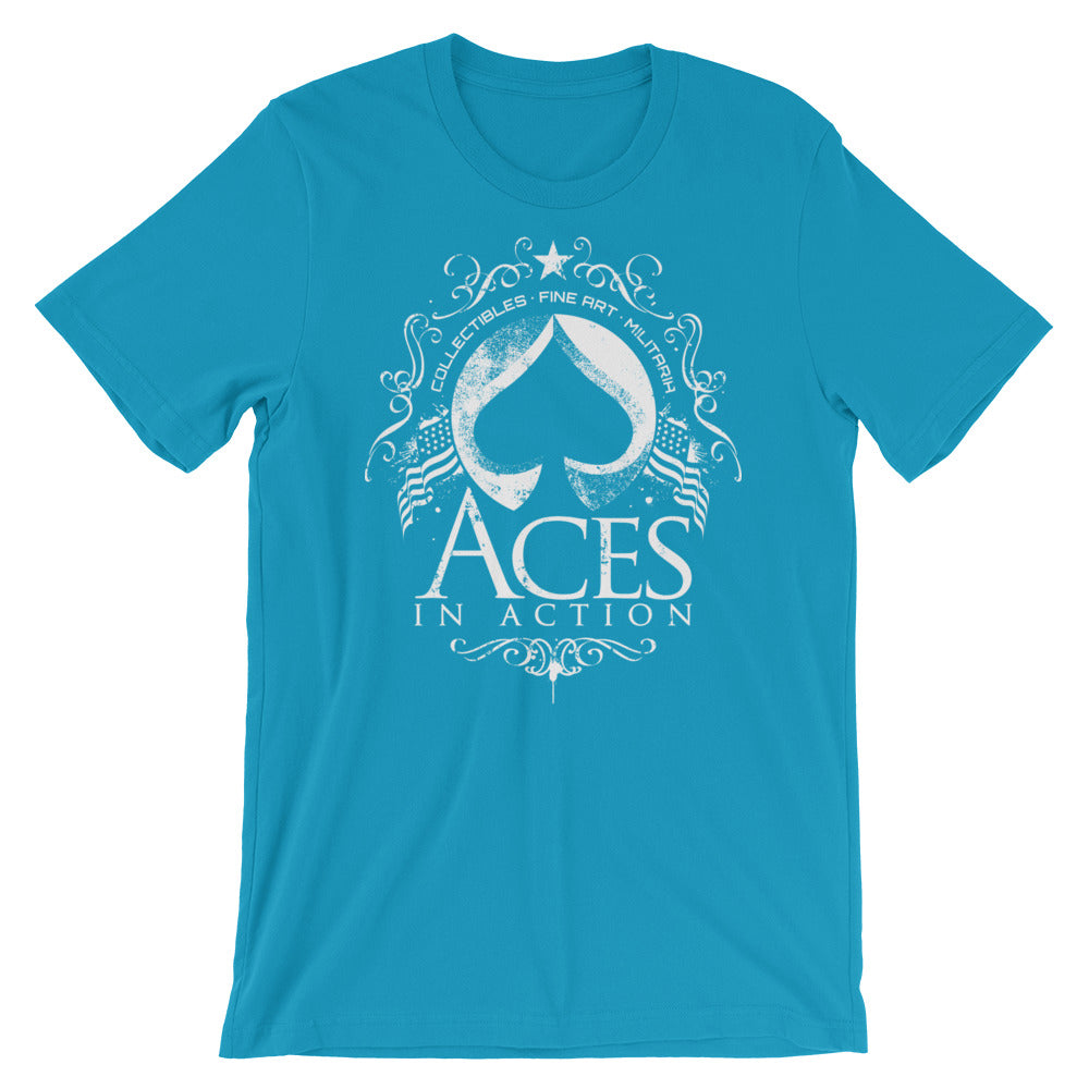 Dwaal Allemaal koffie Aces In Action Short-Sleeve Unisex T-Shirt – Aces In Action: The Workshop  of Artist Craig Tinder