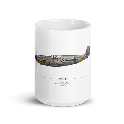 Werner Molders Bf-109 Coffee Mug by Artist Craig Tinder - Aces In Action
